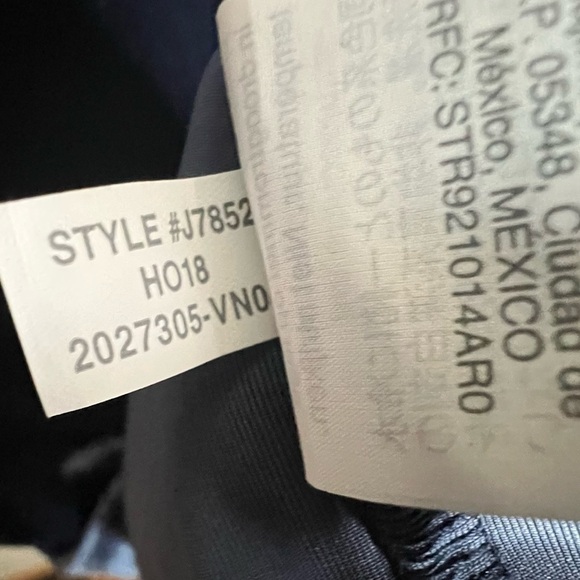 J. Crew Blue Velvet Sleeveless Mock Neck Top Size Small - Picture 7 of 8